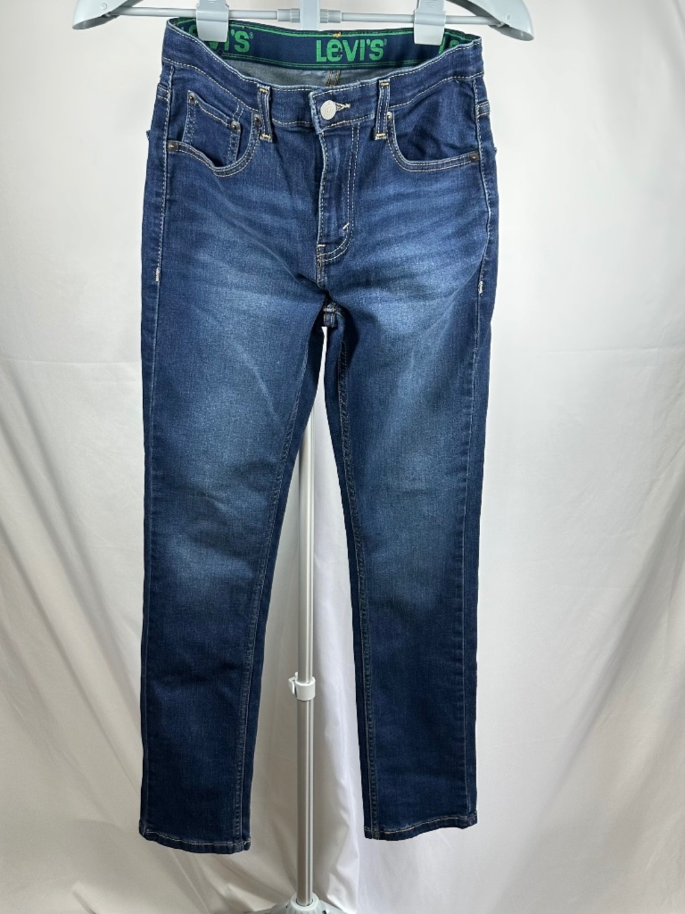 Levis Strauss 511, Boys Size 16 Reg, 28X30, Denim Jeans, Adjustable Waist